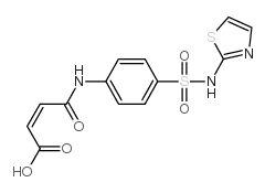 2-Butenoic acid,4-oxo-4-[[4-[(2-thiazolylamino)sulfonyl]phenyl]amino]-, (2Z)- Structure