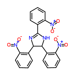 CIS-2,4,5-TRIS(2-NITROPHENYL)IMIDAZOLINE structure