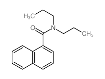 1-Naphthalenecarboxamide,N,N-dipropyl-结构式