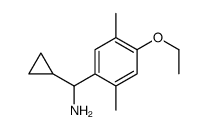 Benzenemethanamine, alpha-cyclopropyl-4-ethoxy-2,5-dimethyl- (9CI) structure