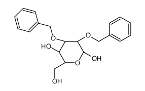 2,3-DI-O-BENZYL-D-GLUCOPYRANOSE structure