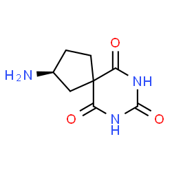 7,9-Diazaspiro[4.5]decane-6,8,10-trione,2-amino-,(2S)-(9CI) picture