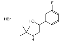 2-(tert-butylamino)-1-(3-fluorophenyl)ethanol,hydrobromide Structure