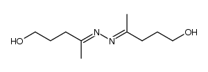 (E,Ξ)-bis-(4-hydroxy-1-methyl-butylidene)-hydrazine结构式