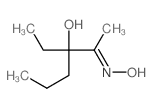 3-ethyl-2-hydroxyimino-hexan-3-ol结构式