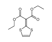 diethyl 2-(1,3-dithiol-2-ylidene)propanedioate结构式