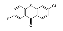 6-chloro-2-fluorothioxanthen-9-one Structure