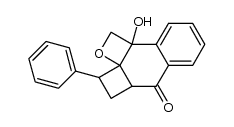 2-Hydroxy-8-phenyl-1,2-epoxymethan-3,4-benzobicyclo[4.2.0]octen-3-on-5结构式