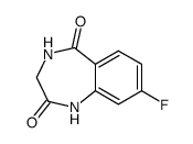 8-fluoro-3,4-dihydro-1H-1,4-benzodiazepine-2,5-dione Structure