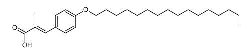 3-(4-hexadecoxyphenyl)-2-methylprop-2-enoic acid Structure