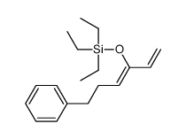 triethyl(6-phenylhexa-1,3-dien-3-yloxy)silane结构式