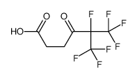 5,6,6,6-tetrafluoro-4-oxo-5-(trifluoromethyl)hexanoic acid结构式