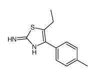 5-ethyl-4-(4-methylphenyl)-1,3-thiazol-2-amine结构式