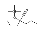 2-propyl-2-trimethylsilyloxypentanenitrile Structure