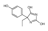 (S)-5-(4-Hydroxyphenyl)-5-ethylhydantoin结构式