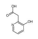 2-(3-hydroxypyridin-2-yl)acetic acid structure