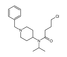 N-(1-benzylpiperidin-4-yl)-N-isopropyl 4-chlorobutyramide结构式