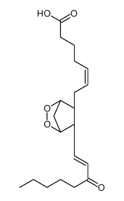 (Z)-7-[(1R,4S,5R,6R)-5-[(E)-3-oxooct-1-enyl]-2,3-dioxabicyclo[2.2.1]heptan-6-yl]hept-5-enoic acid Structure