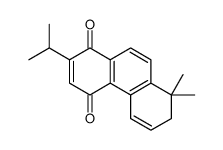 8,8-dimethyl-2-propan-2-yl-7H-phenanthrene-1,4-dione结构式