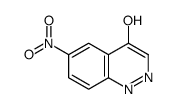 6-Nitrocinnolin-4-ol Structure