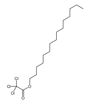 pentadecyl 2,2,2-trichloroacetate Structure