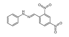 2,4-dinitro-benzaldehyde phenylhydrazone Structure