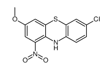 7-chloro-3-methoxy-1-nitro-10H-phenothiazine Structure