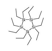 1,1,2,2,3,3,4,4,5,5-decaethylpentasilolane结构式