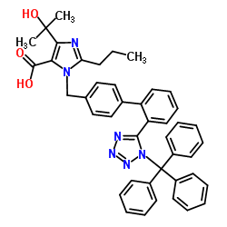 Trityl Olmesartan Acid Structure