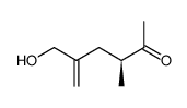 5-Hexen-2-one, 5-(hydroxymethyl)-3-methyl-, (3S)- (9CI) picture