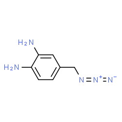 1,2-Benzenediamine,4-(azidomethyl)-结构式