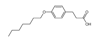 3-(4-(HEPTYLOXY)PHENYL)PROPANOIC ACID picture