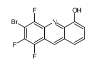 6-bromo-5,7,8-trifluoroacridin-4-ol Structure