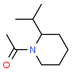 Piperidine, 1-acetyl-2-(1-methylethyl)- (9CI)结构式