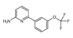 6-[3-(trifluoromethoxy)phenyl]pyridin-2-amine Structure