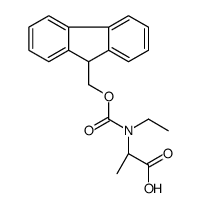 N-Fmoc-N-ethyl-L-alanine structure