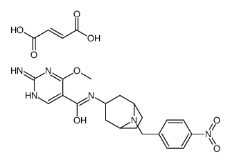 2-Amino-4-methoxy-N-(8-(p-nitrobenzyl)-3-beta-nortropanyl)-5-pyrimidin ecarboxamide maleate picture