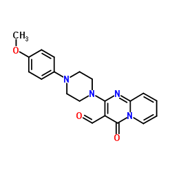 2-[4-(4-Methoxyphenyl)-1-piperazinyl]-4-oxo-4H-pyrido[1,2-a]pyrimidine-3-carbaldehyde Structure