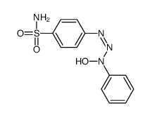 4-[(N-hydroxyanilino)diazenyl]benzenesulfonamide结构式