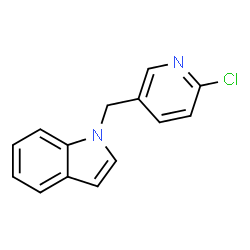 1-[(6-Chloro-3-pyridinyl)methyl]-1H-indole结构式