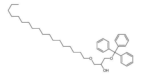 1-O-OCTADECYL-3-O-TRITYL-RAC-GLYCEROL结构式