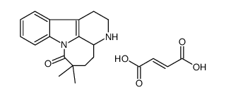 6,6-dimethyl-2,3,3a,4,5,6-hexahydro-3,7a-diazacyclohepta[jk]fluoren-7(1H)-one fumarate Structure