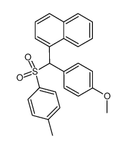 (4-methoxy-phenyl)-[1]naphthyl-(toluene-4-sulfonyl)-methane结构式