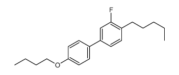 4-(4-butoxyphenyl)-2-fluoro-1-pentylbenzene Structure