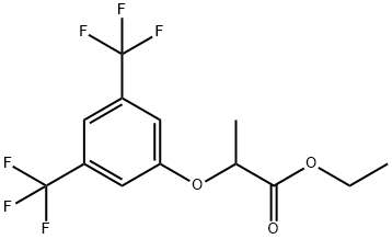 Ethyl 2-[3,5-bis(trifluoromethyl)phenoxy]-propionate Structure