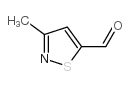 3-甲基-5-异噻唑羧醛结构式