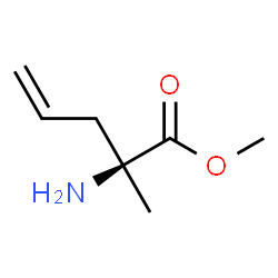 4-Pentenoicacid,2-amino-2-methyl-,methylester,(2S)-(9CI)结构式