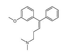 4-(3-methoxyphenyl)-N,N-dimethyl-4-phenylbut-3-en-1-amine Structure