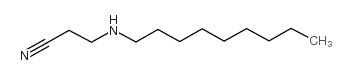 3-(NONYLAMINO)PROPIONITRILE structure