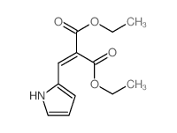 diethyl 2-(1H-pyrrol-2-ylmethylidene)propanedioate结构式